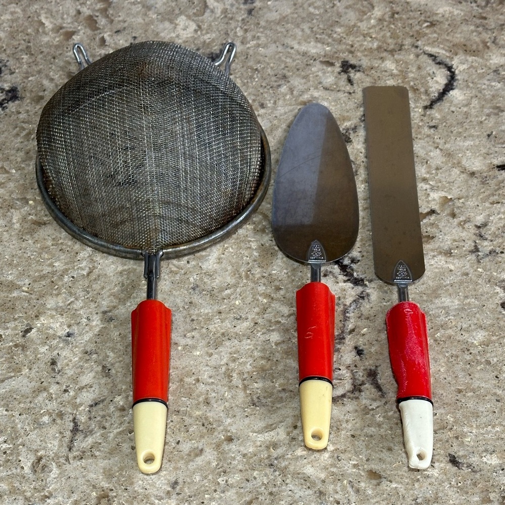 Vintage retro 1960’s EKCOLINE OR A&J line of kitchen tools